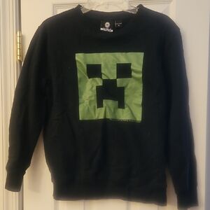 Green and Black Creeper Sweatshirt for Minecraft Fans